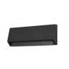 APLIQUE IP65 GROVE OPAQUE RECTANGULAR MIDDLE LED 2.5W 4000K NEGRO GRIS 95LM