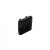 Modulo p/conect rj45 1 salida-2mod negro
