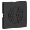 Tapa p/altavoz de 2" / timbre negra mate