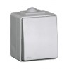 Pulsador a tecla blanco