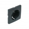 Tapa c/protec p/enchufe 2p+t (sko) gris Logus 90.