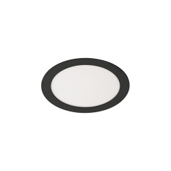 PANEL LED REDONDO. NEGRO 12...