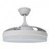 Ventilador/Plafón LED modelo TAHITI blanco, 72 W, 3600 lm