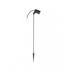 BALIZA IP65 HIT GU10 8 NEGRO