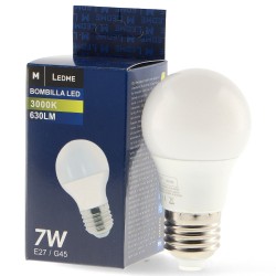 Bombilla led e27 g45 7w 4500k