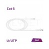 LATIGUILLO CAT6 U/UTP 24 AWG FLEX CONT.50-60µ" LSZH-FR BLANCO 3MT