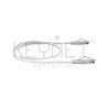 LATIGUILLO CAT6A U/UTP 24 AWG FLEX CONTACTOS 50-60µ" LSZH-FR BLANCO 2MT