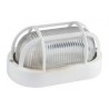 APLIQUE OVAL DIFUSOR CRISTAL BLANCO PVC