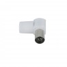 CONECTOR IEC 9,5MM HEMBRA 90º PARA CABLE 6,6-6,9MM
