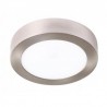 PANEL DE SUPERFICIE SERIE SLIM NIQUEL CIRCULAR 20W 6400K