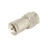Conector f macho roscado con aletas