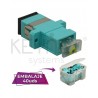 ADAPTADOR SC-SC PC MM OM3 SX TAPON TRANS
