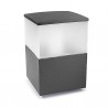 Sobremuro cubik 1 x e27 max 60w gris urb