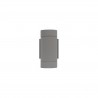 Aplique exterior lagos 2x35w gu10 ip54 gris