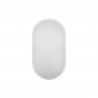 Aplique exterior ovalado led rabat 14w 1400lm cct ip65 blanco
