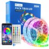 PACK TIRA DE LED 24V 5050 16L RGB - 30 METROS