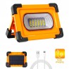 FOCO PROYECTOR SOLAR LED PORTATIL CON BATERIA POWER BANK 30W 6000K