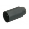 PORTALAMPARA E14 NEGRO LISO
