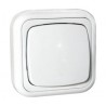 Pulsador de superficie 10A/250v Blanco