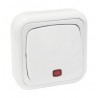 PULSADOR SUPERFICIE BLANCO LUMINOSO