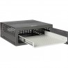 Bandeja extraíble para caja fuerte
Compatible con VR120 y VR120E
Para DVR de 1,5 / 2 U rack Guías telescópicas con rodamientos