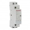 CONTACTOR MODULAR ALPHA+ (1 MODULO DIN). 2P (2NC) 25A 230VAC