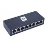 SWITCH ETHERNET 8 PTOS. 10/100/1000 MET.