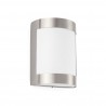 CELA-1 APLIQUE INOX. E27 15W LAMP:1 X E27 15W DRV: INOX.304/DIFUSOR PC OPAL IEE A++ TO B IP54 54 II