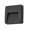 APLIQUE IP65 GROVE OPAQUE SQUARE LED 3.1 BLANCO NEUTRO - 4000K ON-OFF NEGRO 300.00