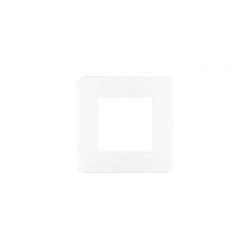 Placa simple blanco