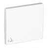 TECLA SIMPLE CON SIMBOLO DE CAMPANA PLATINO