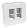 Puesto trabajo superficie 2x4 mod blanco
