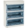 CAJA INDUSTRIAL DISTRIBUCION 48 ELEMENTOS.3 FILAS IP65 IK08 EXTERIORES 362X500X160MM PRETROQUELADO S