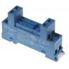 ZOCALO SERIE 95 PARA RELE 40.51/40.52/40.61/40.62 BORNES DE JAULA PANEL O CARRIL 35MM AZUL 0.5NM