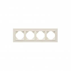 Marco cuadruple perla/perla...