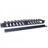 PANEL GUIA CABLES HORIZONTAL CON TAPA (1 U)