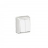 Doble interruptor blanco 37061 cbr