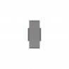 Aplique exterior casablanca 2x35w gu10 ip54 gris