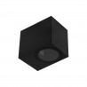 Aplique exterior heros 1xgu10 max.6w ip54 negro