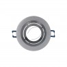 EMPOTRABLE ALUMINIO RAYADO OSCILANTE REDONDO 50mm ALUMINIO