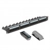 PATCH PANEL 1 U 24 PUERTOS CAT 6A UTP MODELO GIGALAN 500+