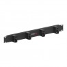 PANEL GUIA CABLES HORIZONTAL CON 5 LIRAS METALICAS (1 U)