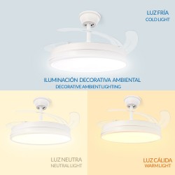 VENTILADOR DE TECHO LED...