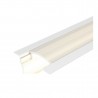 Perfil de aluminio u high con alas - 2 metros aluminio