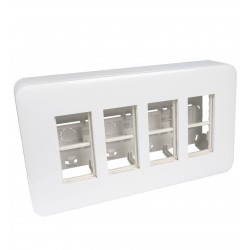 Puesto trabajo superficie 4x4 mod blanco