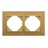Marco doble dorado/dorado 90920 tuu