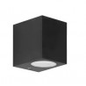 APLIQUE IP44 KUBO ONE EMISSION GU10 7W NEGRO